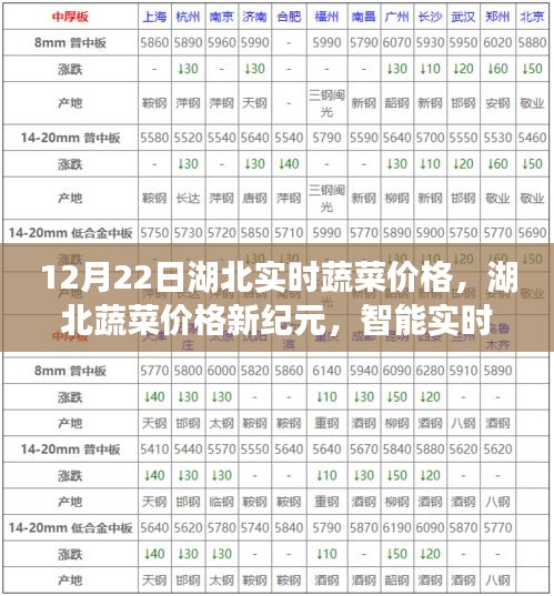 湖北蔬菜價(jià)格新紀(jì)元，智能實(shí)時(shí)查詢系統(tǒng)發(fā)布，12月22日蔬菜價(jià)格一覽無余