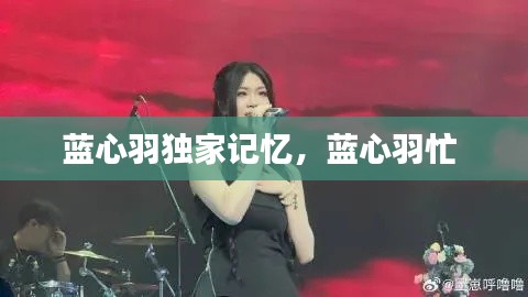 藍心羽獨家記憶，藍心羽忙 