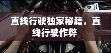 直線行駛獨(dú)家秘籍，直線行駛作弊 