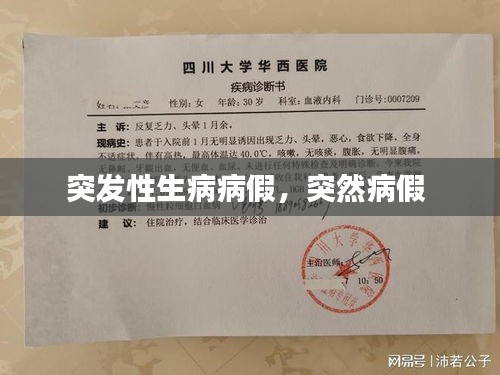 突發(fā)性生病病假，突然病假 