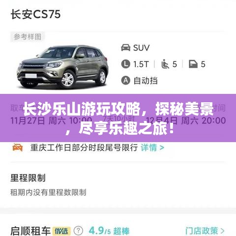 長沙樂山游玩攻略，探秘美景，盡享樂趣之旅！