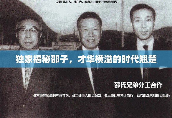 獨(dú)家揭秘邵子，才華橫溢的時代翹楚
