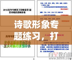 詩(shī)歌形象專題練習(xí)，打造文學(xué)魅力，提升形象塑造能力