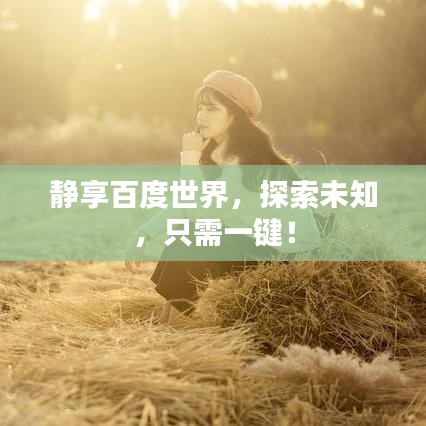 靜享百度世界，探索未知，只需一鍵！
