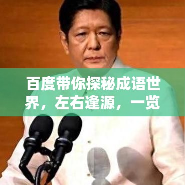百度帶你探秘成語世界，左右逢源，一覽成語寶藏