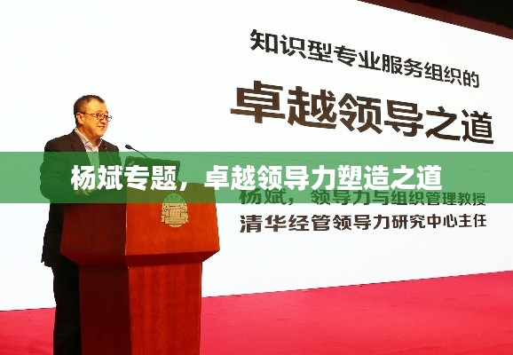 楊斌專題，卓越領導力塑造之道