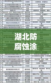 湖北防腐蝕涂層公司權(quán)威排名榜單揭曉！