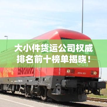 大小件貨運(yùn)公司權(quán)威排名前十榜單揭曉！