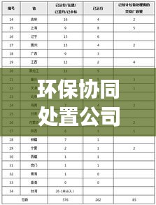 環(huán)保協(xié)同處置公司排名揭秘，行業(yè)深度分析與前景展望
